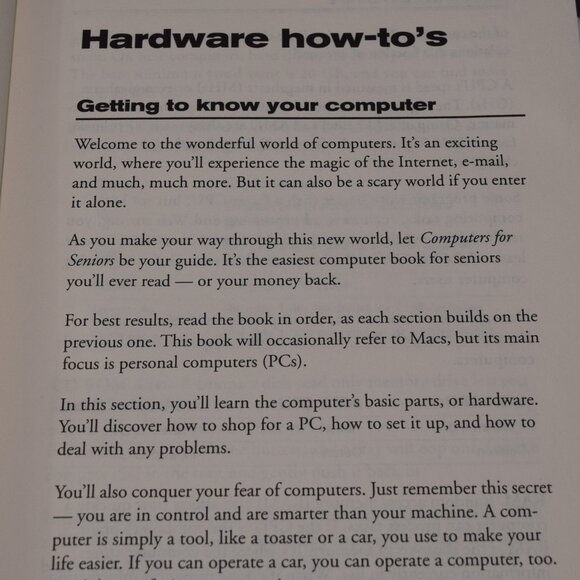 Easy Computing for Seniors Handbook From Startup to Shut Down Excellent 2007 - Picture 9 of 16
